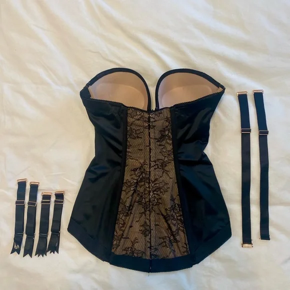 Gossard VIP RETROLUTION CORSET - BLACK 32D
